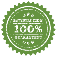 100 percent satisfaction guaranteed